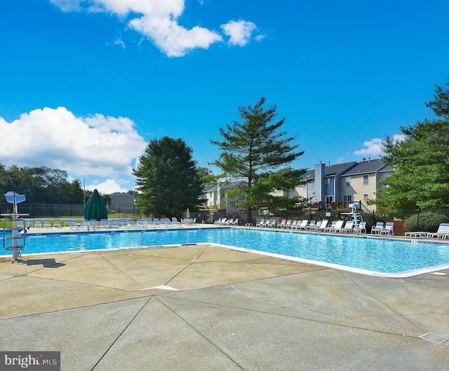 view of pool