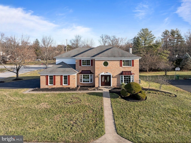 view of property with a front yard