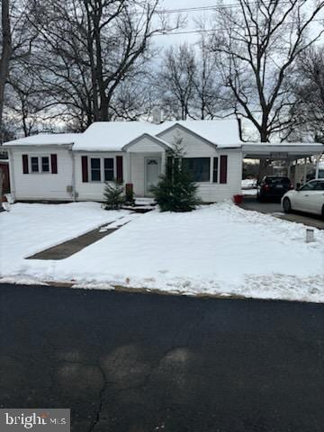 view of front of home