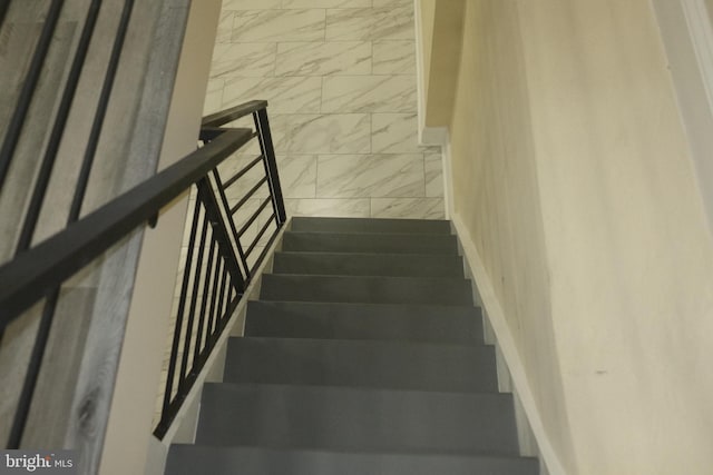 view of stairs