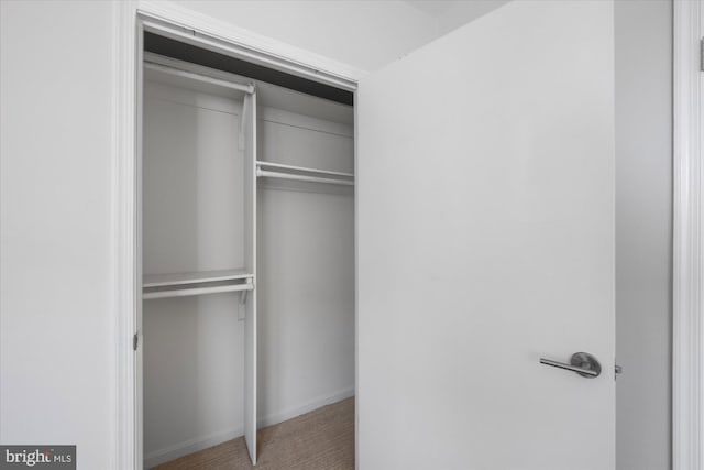 view of closet