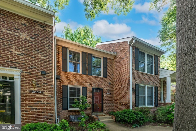 2518 S Walter Reed Dr Unit B, Arlington, VA 22206 - view of front of house with brick siding
