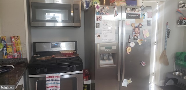 kitchen with stainless steel appliances