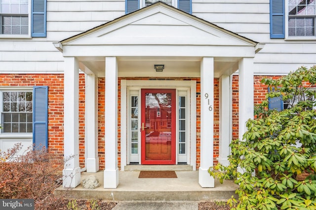 view of entrance to property