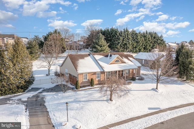 view of front of home