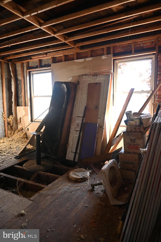 miscellaneous room featuring plenty of natural light