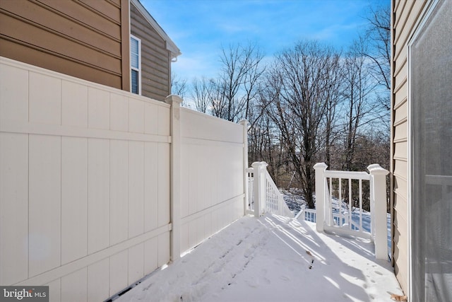 view of patio / terrace with a wooden deck