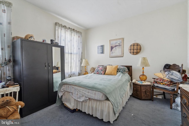 bedroom with carpet flooring