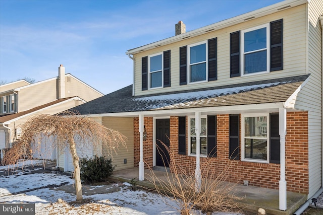 view of front of home