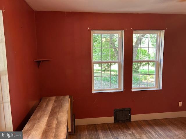 interior space featuring hardwood / wood-style flooring