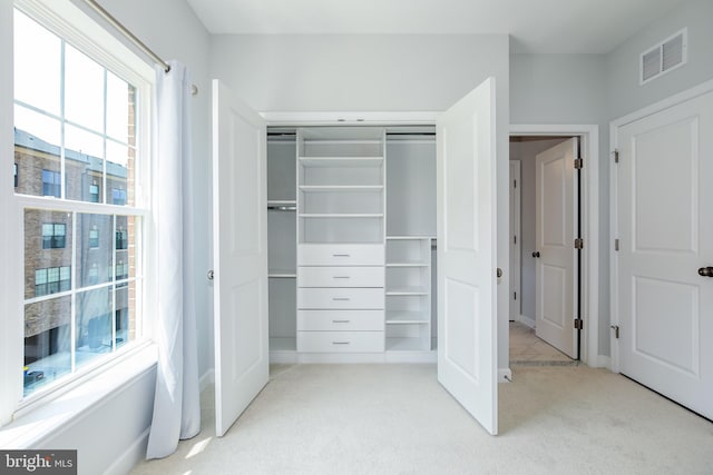 view of closet