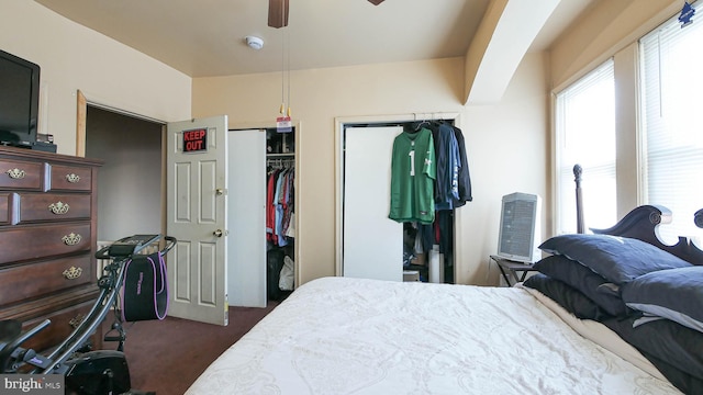 bedroom featuring a closet