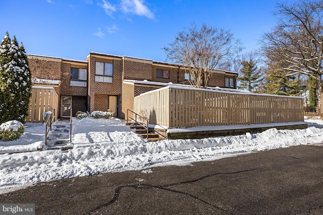 exterior space with a wooden deck