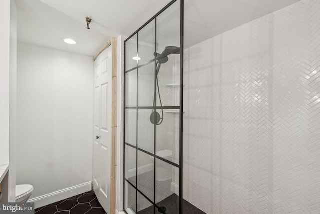 details with toilet and walk in shower