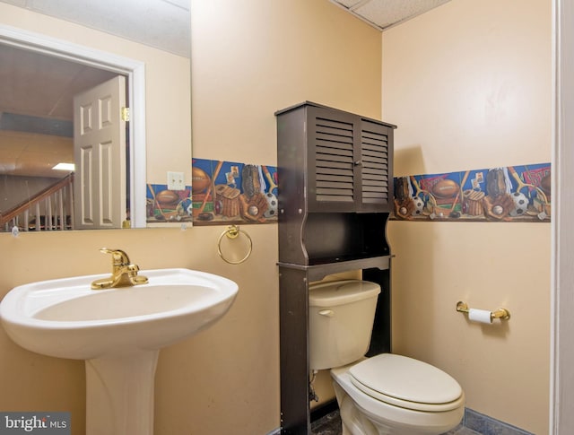 bathroom with toilet