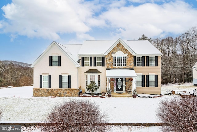 view of front of property