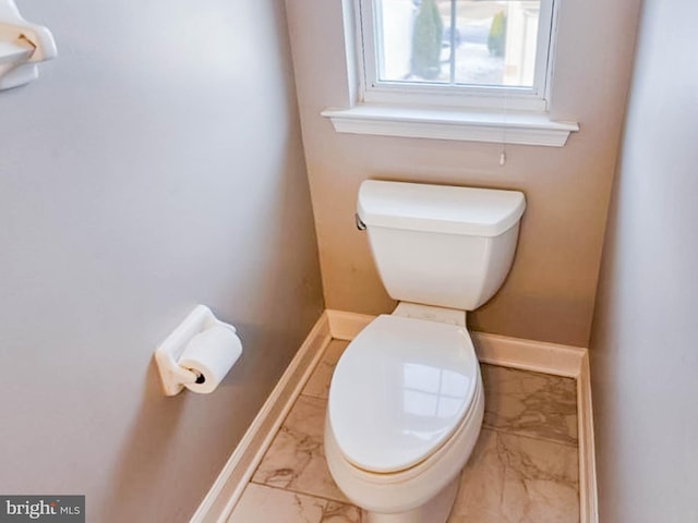 bathroom with toilet