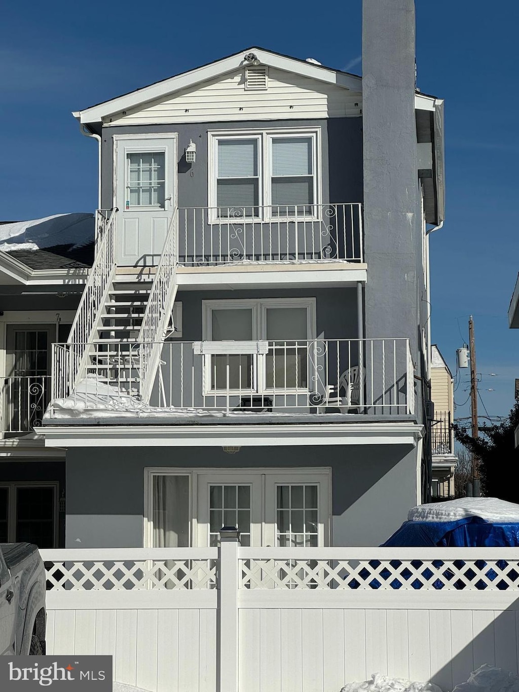 exterior space with a balcony