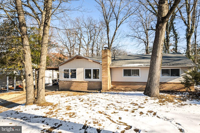 view of front of home