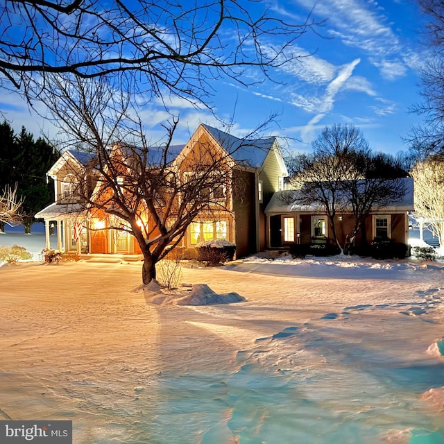 view of front of home