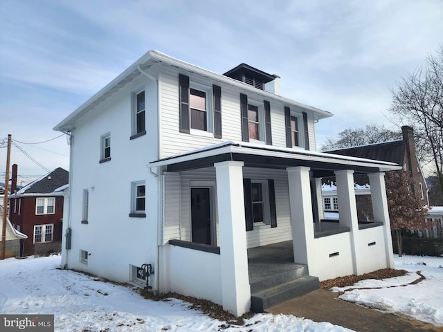 view of front of home