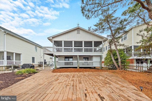 view of rear view of property