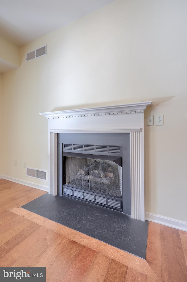 room details with hardwood / wood-style flooring