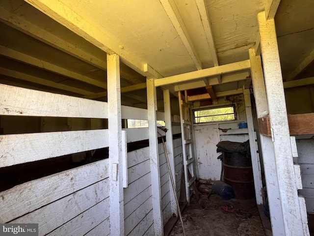 view of stable