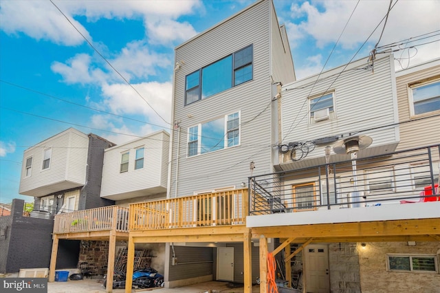 view of rear view of property