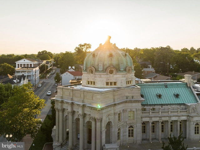 aerial view