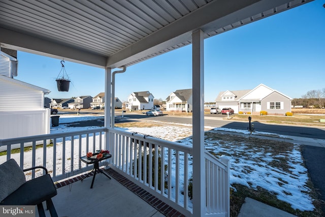 view of patio / terrace featuring covered porch