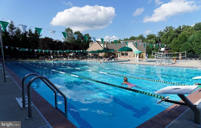 view of pool