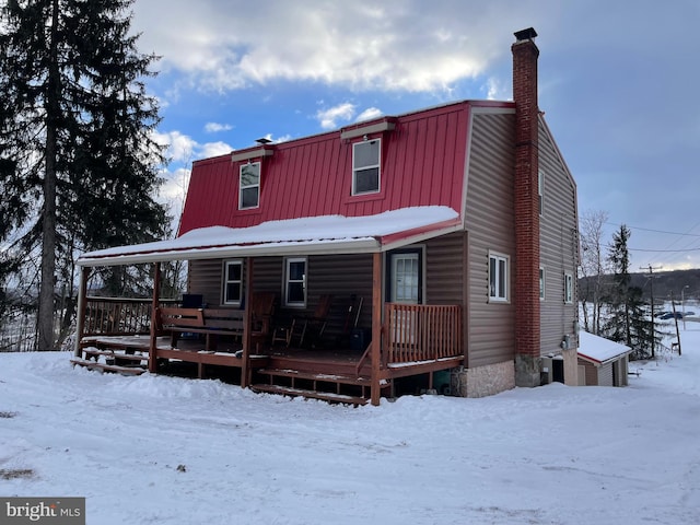 view of front of home