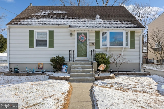 view of bungalow-style house