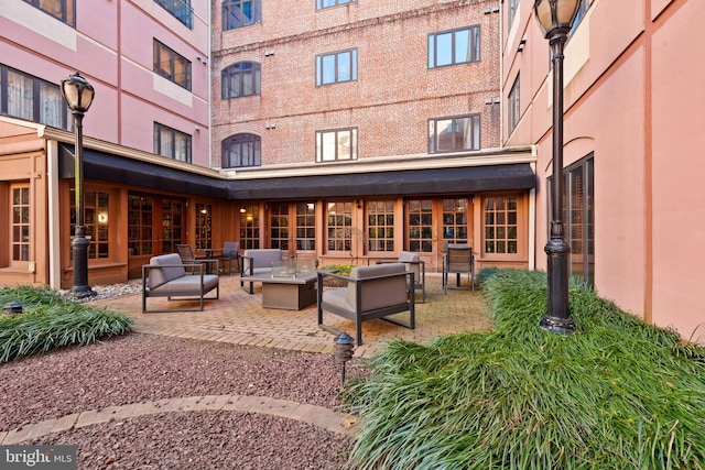 view of patio / terrace featuring outdoor lounge area