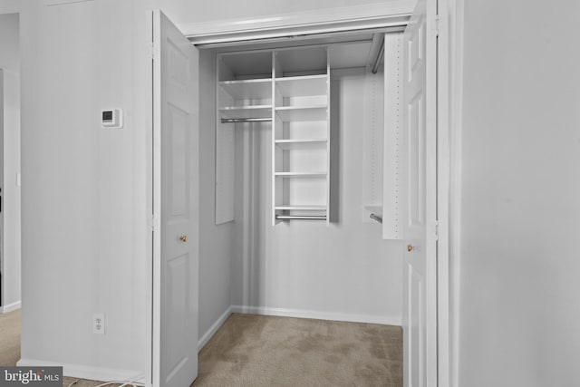 view of closet