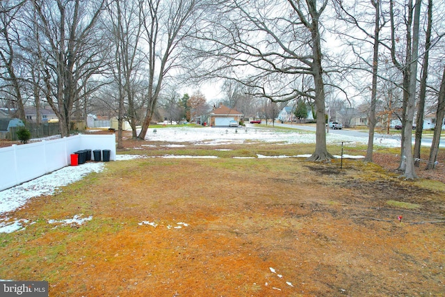 view of yard