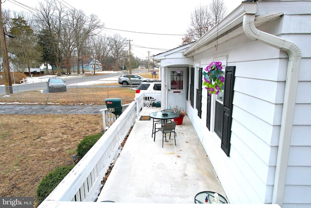 view of patio