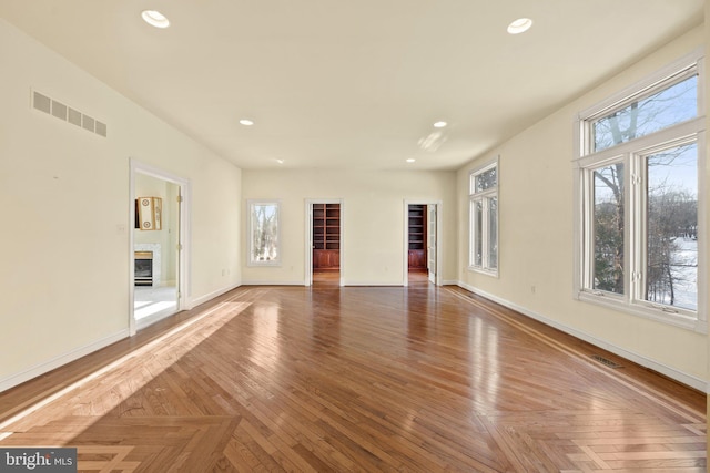 view of unfurnished living room