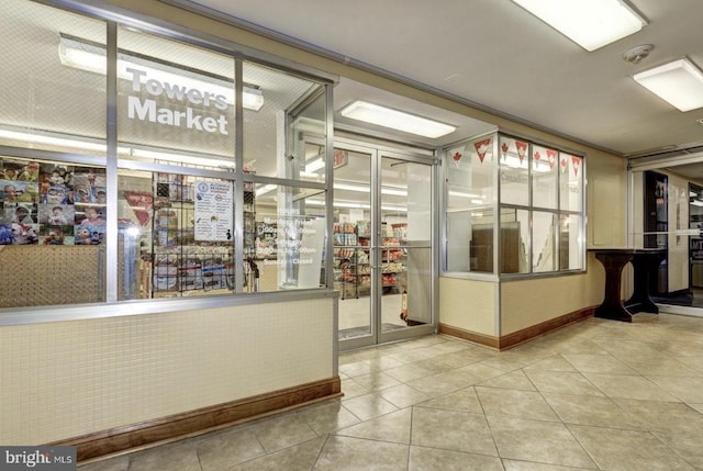 view of reception area