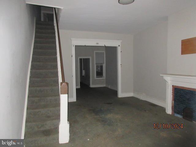 view of unfurnished living room