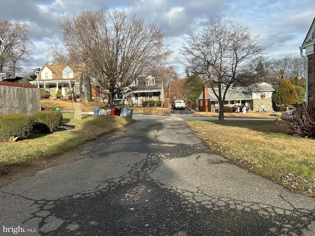 view of road