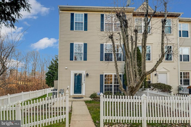 view of townhome / multi-family property