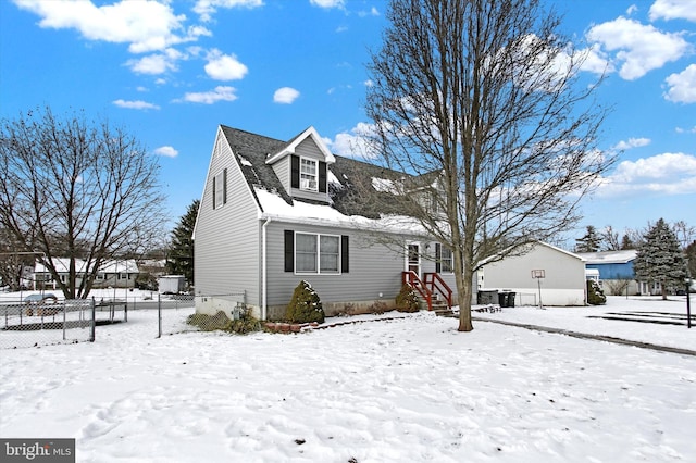 view of front of home