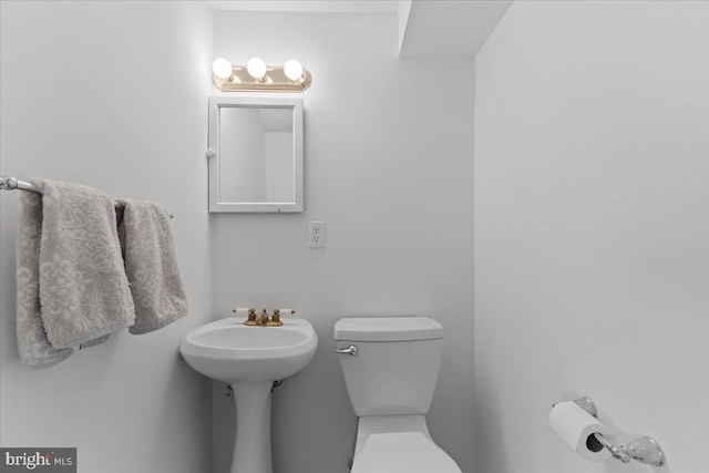 bathroom with toilet