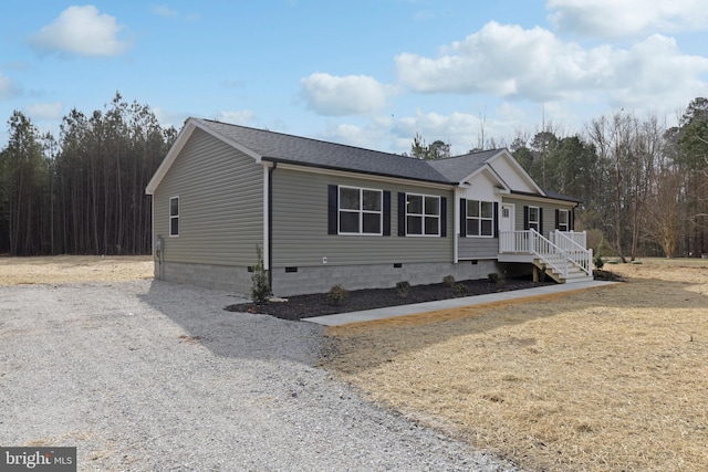 view of front of property