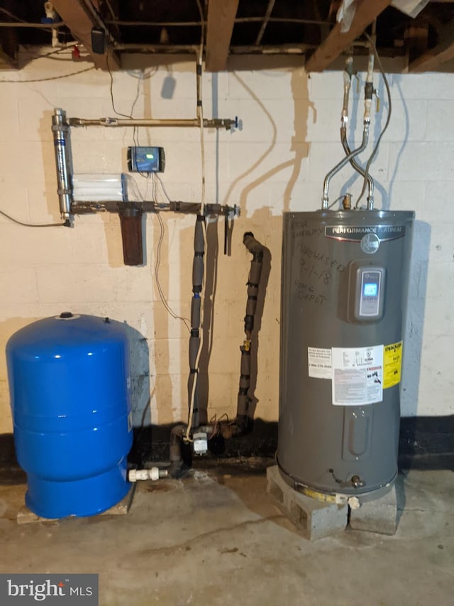 utilities with water heater