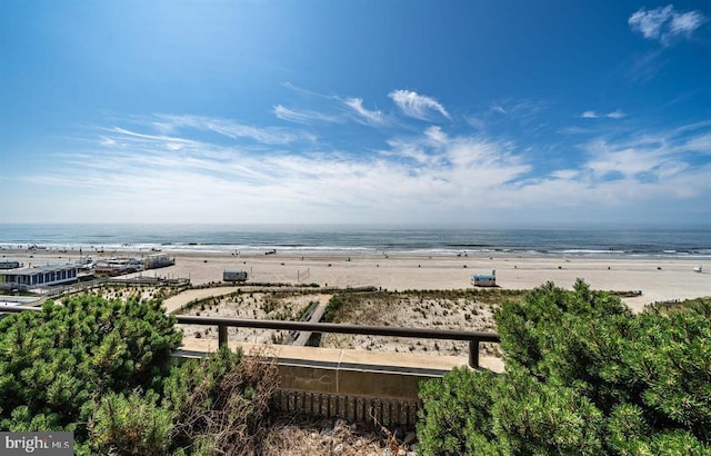 water view with a beach view