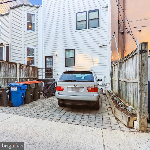 view of rear view of property