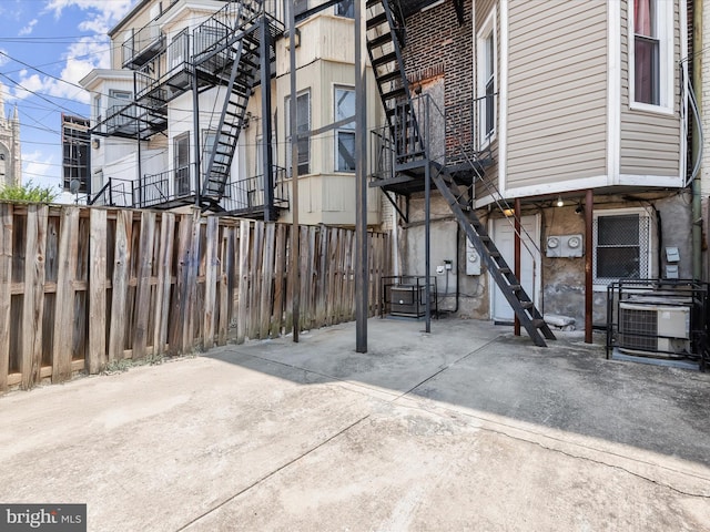 view of patio / terrace featuring central AC unit